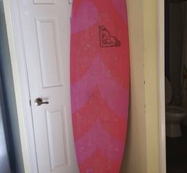Soft top Roxy surfboard