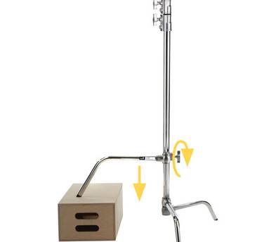 2x Impact C-Stands w/ Grip Arm and 2x 15 pound sand bags