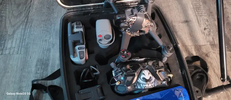 Dji fpv drone set up