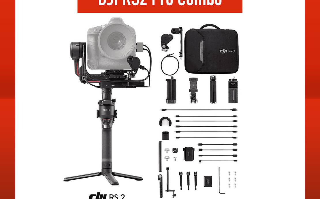 DJI RS 2 Gimbal Stabilizer Pro Combo with Raven Eye RS2