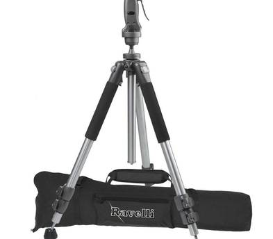 Ravelli AVTP Professional 55" 65mm Video Camera Tripod with Fluid Drag