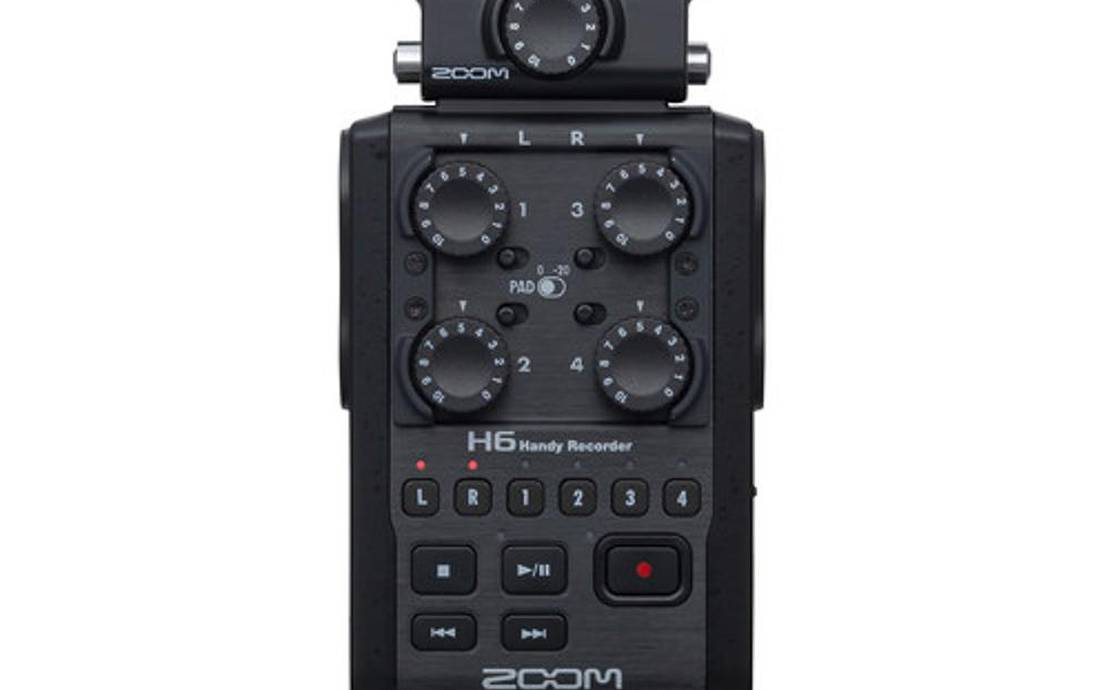 Zoom H6 Handy Recorder with Interchangeable Microphone System