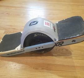 OneWheel+ XR w/ Kush Hi rear foot pad, fender and float plates, Hoosier Whisper tire