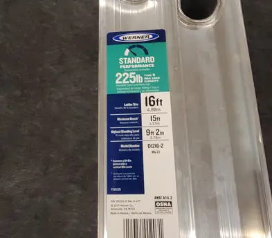 16 ft Metal Ladder