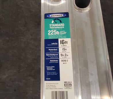 16 ft Metal Ladder