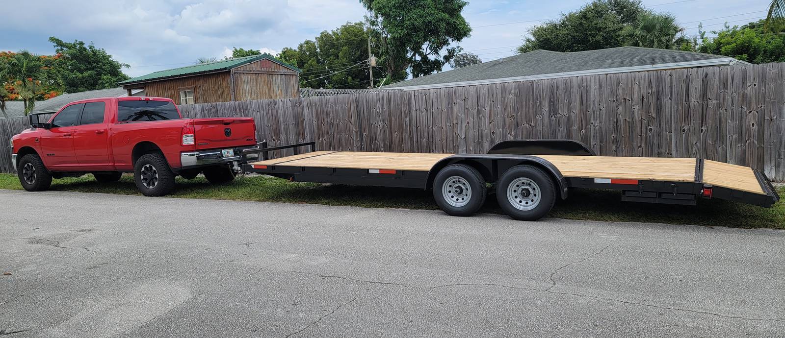 Rent This Car Trailer 83" x 24' Rated 10.5K (Trailer Only)