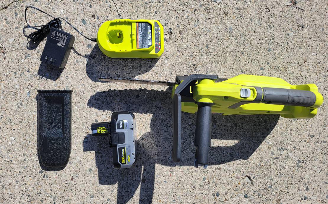 RYOBI - 18v 8in. Battery Pruning Chainsaw w/ 2.0 ah Battery & Charger