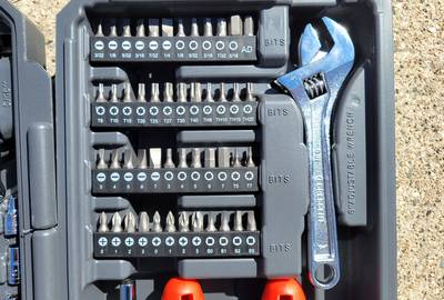 CRESCENT - SAE/Metric Wrench, Socket, & Tool Set, 180pc