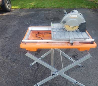 Ridgid wet tile saw