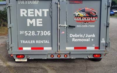 7x14 15 yds dump trailer