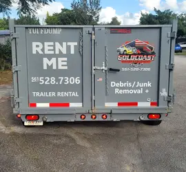 7x14 15 yds dump trailer