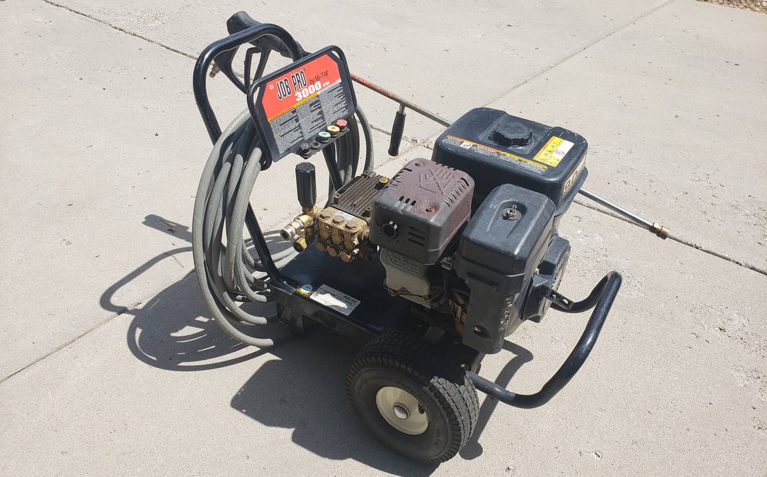 Pressure washer. Mi-T-M 3000 psi, 3 gpm