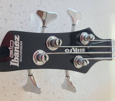 Ibanez GSRM 4 String Bass Guitar and gig bag - Blue