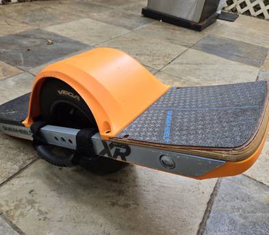 OneWheel XR+ (with fender, handle, and rail guards)
