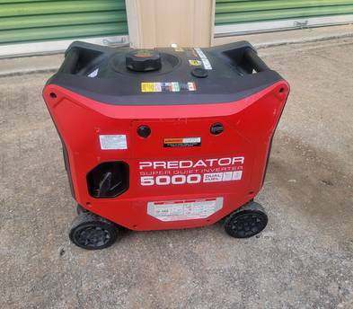 PREDATOR 5000 Watt Dual-Fuel SUPER QUIET Inverter Generator