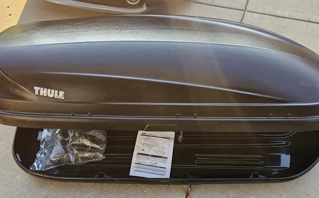 14cu Thule Pulse M roof box cartop carrier 14cu