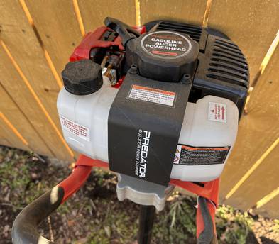 Predator Power Auger Post Hole Digger with Extension