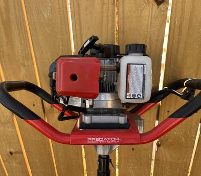 Predator Power Auger Post Hole Digger with Extension
