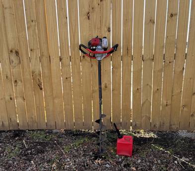 Predator Power Auger Post Hole Digger with Extension