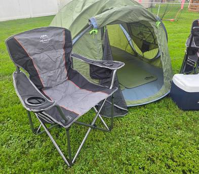 Brand-New 4 Person Pop-Up Tent & Camping Package
