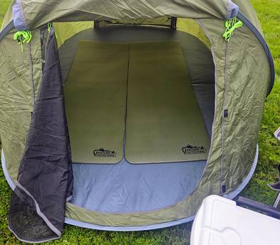 Brand-New 4 Person Pop-Up Tent & Camping Package