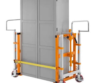 Hydraulic-Lift Machinery & Equipment Mover with Full-Length Nose plate (Vending Machine Dolly)