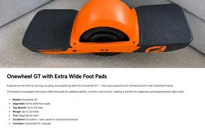 Onewheel GT