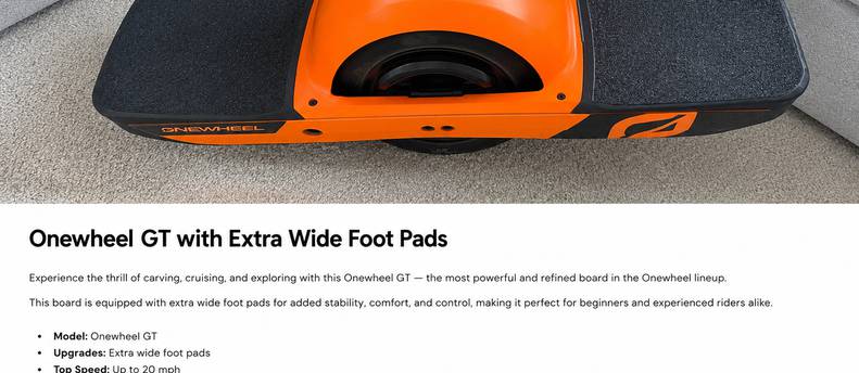 Onewheel GT