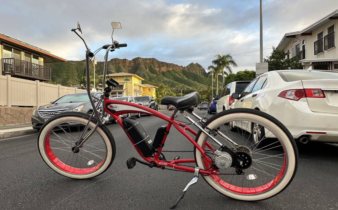 One-of-a-Kind Custom Electric Chopper Low Rider (e-Bike/ebike)