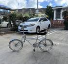 Silver Chrome Low Rider Bike