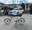 Silver Chrome Low Rider Bike