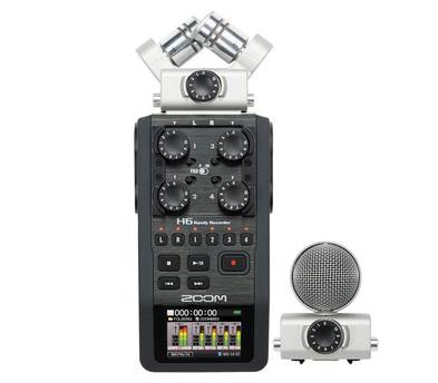Zoom H6 Handy Recorder with Interchangeable Microphone System