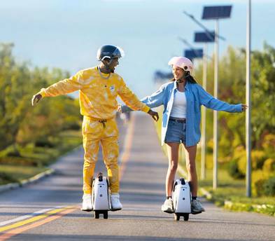 INMOTION E20 The Easiest-to-learn EUC Electric Unicycle with Seat and Handle