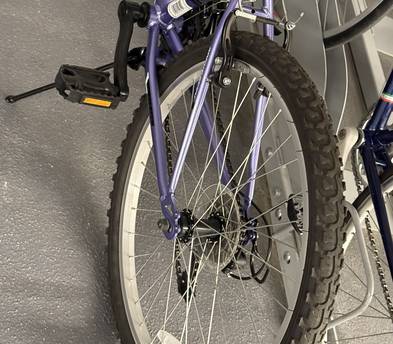 Huffy Rock Creek 24" Mountain Bike, 18-Speed Shimano,  All-Terrain Tires, Purple