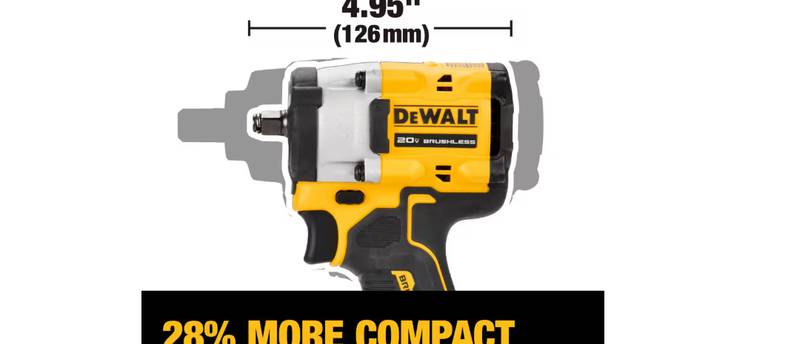 DEWALT DCF923B Cordless Brushless 3/8 in.Variable Speed Impact Wrench