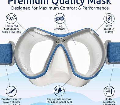 Snorkeling Set - Full set up Oceanic Brand