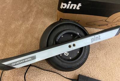 One Wheel Pint with home charger