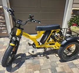 Like New ADDMOTOR 2 Person Electric Trike - HEROTRI M-365X Electric Beach Cruiser Trike for 2 Adults