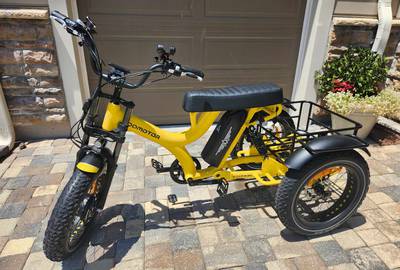 Like New ADDMOTOR 2 Person Electric Trike - HEROTRI M-365X Electric Beach Cruiser Trike for 2 Adults