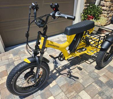Like New ADDMOTOR 2 Person Electric Trike - HEROTRI M-365X Electric Beach Cruiser Trike for 2 Adults