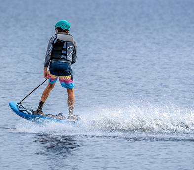 GOYOJO 10KW Entry-Level Electric Surfboard (Like JetSurf) JetBoard with Carrying Carts