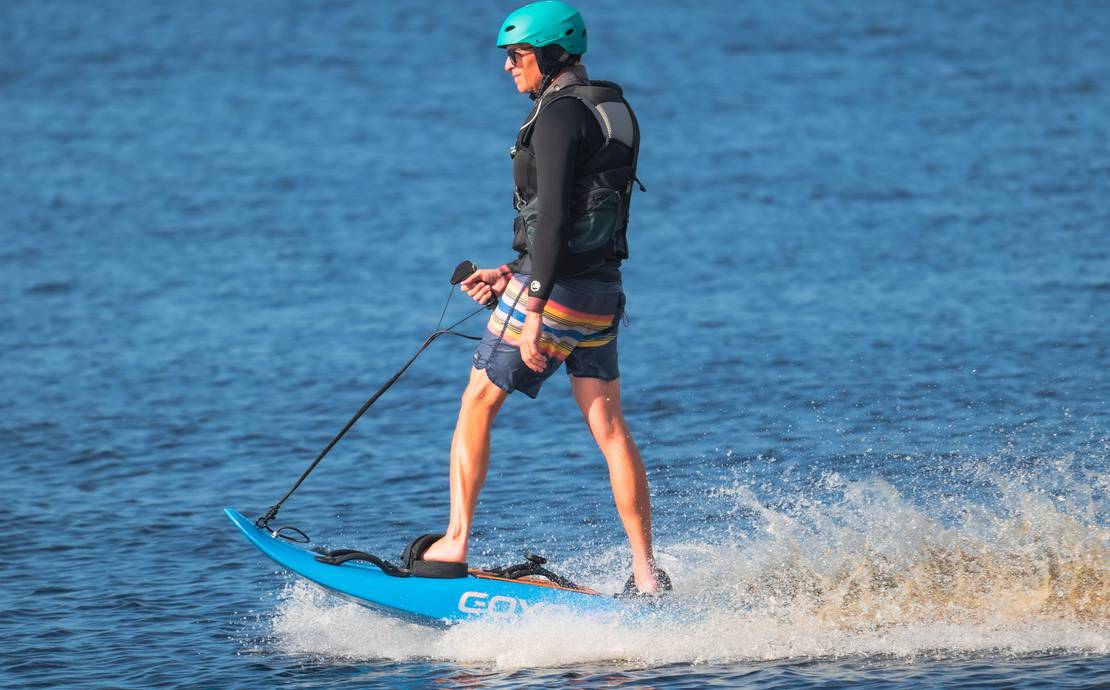 GOYOJO 10KW Entry-Level Electric Surfboard (Like JetSurf) JetBoard with Carrying Carts