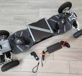 Acedeck NYX Z3 Offroad Electric Mountainboard eSkate Skateboard with MBS Bindings