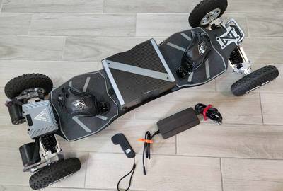 Acedeck NYX Z3 Offroad Electric Mountainboard eSkate Skateboard with MBS Bindings