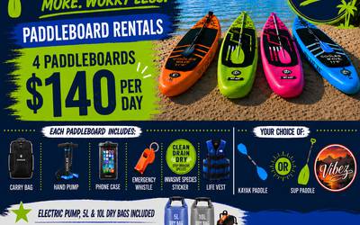 Stand Up Paddle Board rental in Meridian