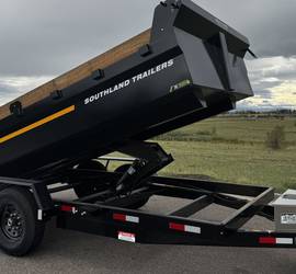 Dump Trailer: 7x14' Hydraulic dump trailer | 12,000lb capacity | 24x7 contactless pickup/dropoff