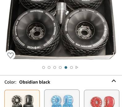 Boosted V2 Dual+ electric skateboard with upgraded 120mm wheels