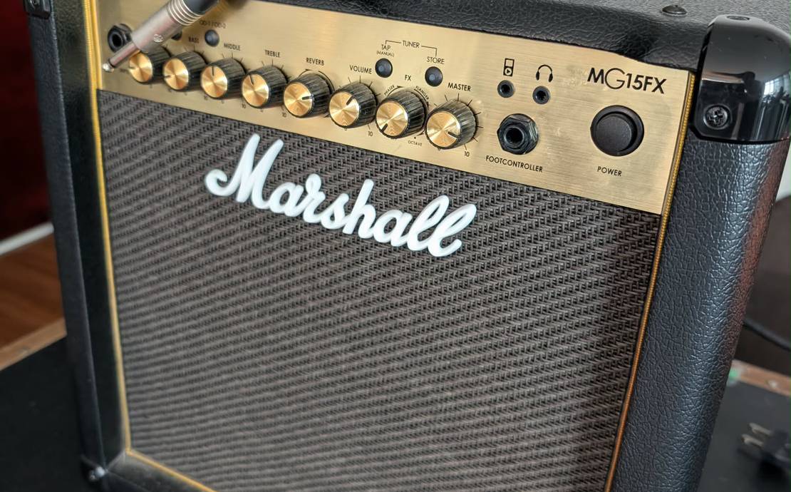 Marshall mg15fx 15w guitar amp (includes 1 cable)