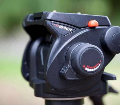Manfrotto 503HDV Video Fluid Head and Tripod