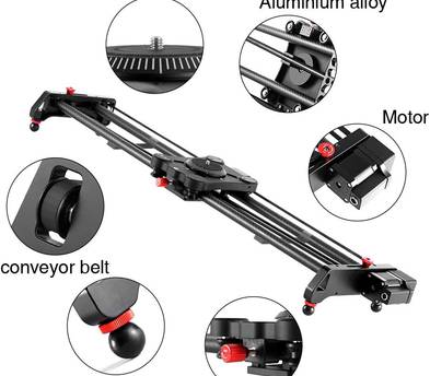 GVM GP-120QD Motorized Carbon Fiber Video Camera Slider (48")